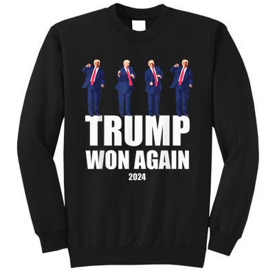 Trump Wins 2024 Presidential Election 2024 Donald Trump Wins Us Presidency Sweatshirt