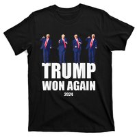 Trump Wins 2024 Presidential Election 2024 Donald Trump Wins Us Presidency T-Shirt