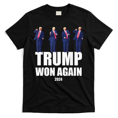 Trump Wins 2024 Presidential Election 2024 Donald Trump Wins Us Presidency T-Shirt