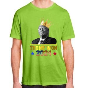 Trump Wins 2024 Presidential Election 2024 Donald Trump Wins Us Presidency Adult ChromaSoft Performance T-Shirt