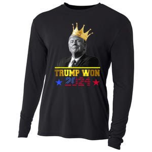 Trump Wins 2024 Presidential Election 2024 Donald Trump Wins Us Presidency Cooling Performance Long Sleeve Crew