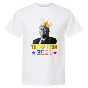 Trump Wins 2024 Presidential Election 2024 Donald Trump Wins Us Presidency Garment-Dyed Heavyweight T-Shirt