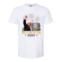 Trump Wins 2024 Presidential Election 2024 Donald Trump Wins Us Presidency Softstyle CVC T-Shirt