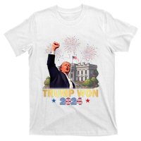 Trump Wins 2024 Presidential Election 2024 Donald Trump Wins Us Presidency T-Shirt