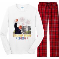 Trump Wins 2024 Presidential Election 2024 Donald Trump Wins Us Presidency Long Sleeve Pajama Set