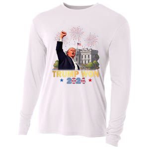 Trump Wins 2024 Presidential Election 2024 Donald Trump Wins Us Presidency Cooling Performance Long Sleeve Crew