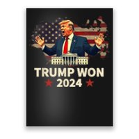 Trump Wins 2024 Presidential Election 2024 Donald Trump Wins Us Presidency Poster