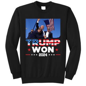 Trump Wins 2024 Presidential Election 2024 Donald Trump Wins Us Presidency Sweatshirt