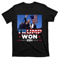 Trump Wins 2024 Presidential Election 2024 Donald Trump Wins Us Presidency T-Shirt