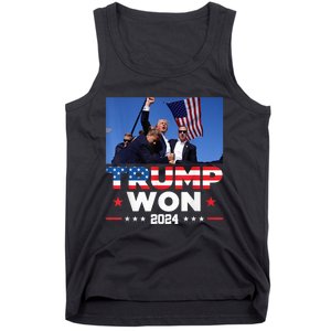 Trump Wins 2024 Presidential Election 2024 Donald Trump Wins Us Presidency Tank Top