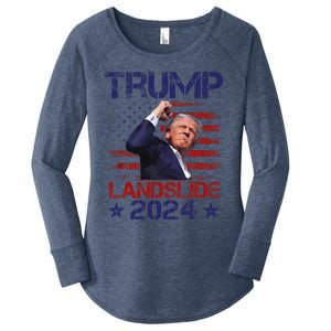 Trump Win 2024 Trump Vance 2024 President Women's Perfect Tri Tunic Long Sleeve Shirt