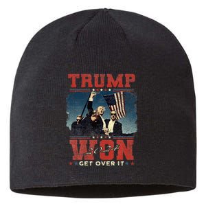 Trump Wins 2024 Election Trump Won 2024 Sustainable Beanie