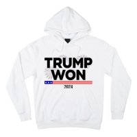 Trump Won 2024 Election 47th President Hoodie