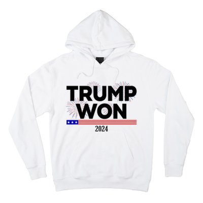 Trump Won 2024 Election 47th President Hoodie