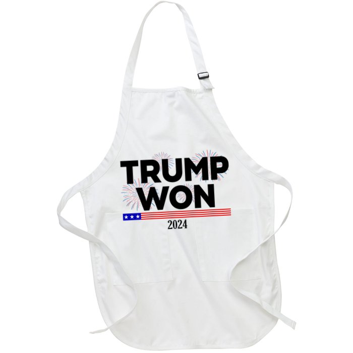 Trump Won 2024 Election 47th President Apron