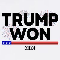Trump Won 2024 Election 47th President Apron