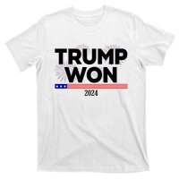 Trump Won 2024 Election 47th President T-Shirt