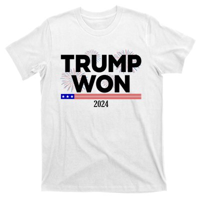 Trump Won 2024 Election 47th President T-Shirt