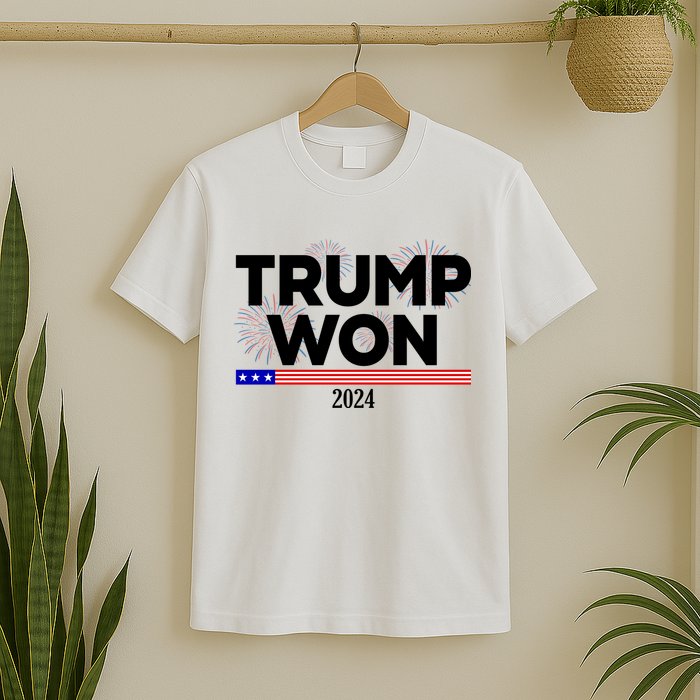 Trump Won 2024 Election 47th President T-Shirt