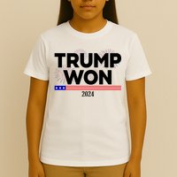 Trump Won 2024 Election 47th President T-Shirt