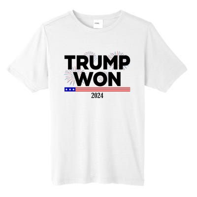 Trump Won 2024 Election 47th President Tall Fusion ChromaSoft Performance T-Shirt