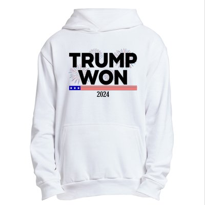 Trump Won 2024 Election 47th President Urban Pullover Hoodie