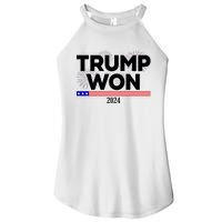 Trump Won 2024 Election 47th President Women's Perfect Tri Rocker Tank