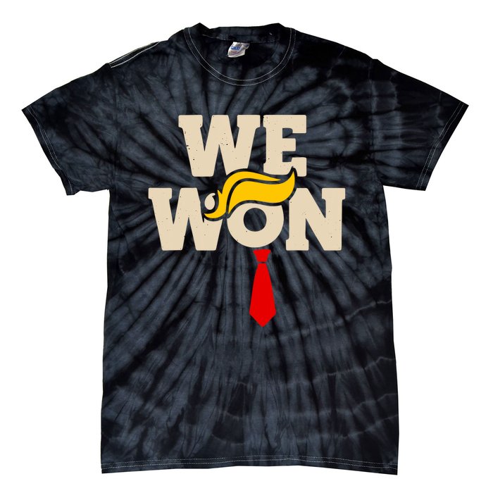 Trump Won 2024 Get Over It 47th Us President Tie-Dye T-Shirt