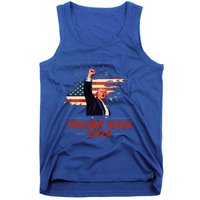 Trump Won 2024 Election President 47 Th American Flag Tank Top