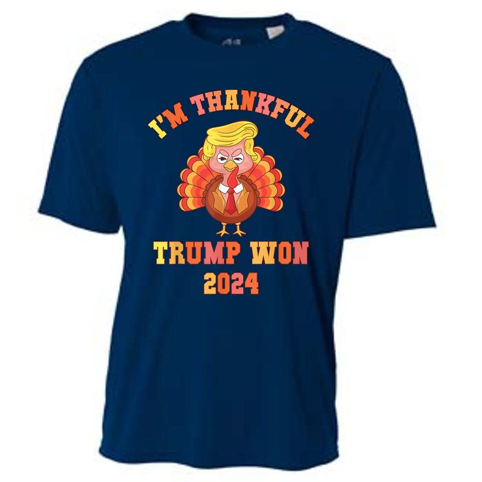 Trump Wins 2024 Presidential Election 2024 Donald Trump Wins Us Presidency Cooling Performance Crew T-Shirt