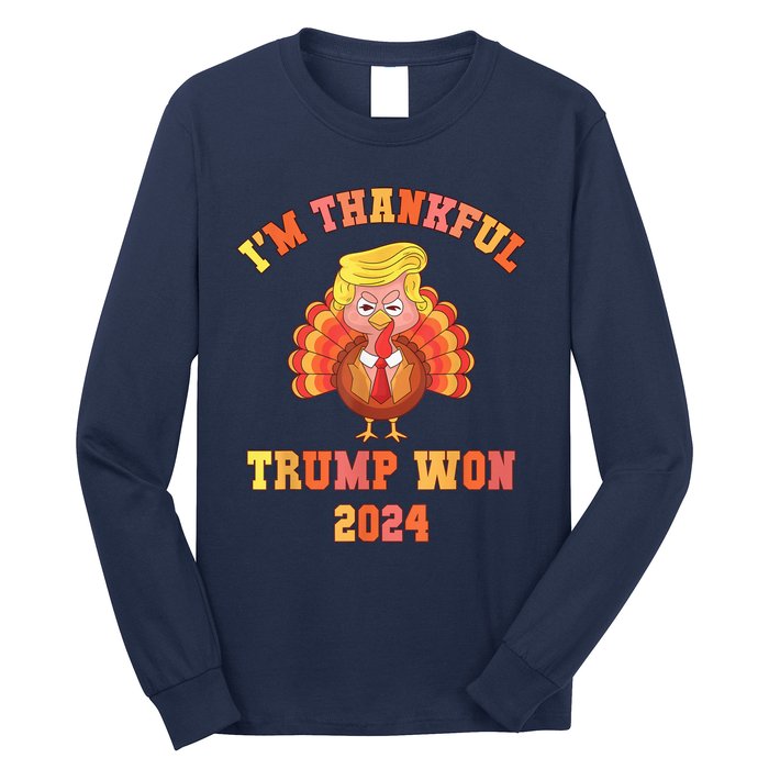 Trump Wins 2024 Presidential Election 2024 Donald Trump Wins Us Presidency Long Sleeve Shirt