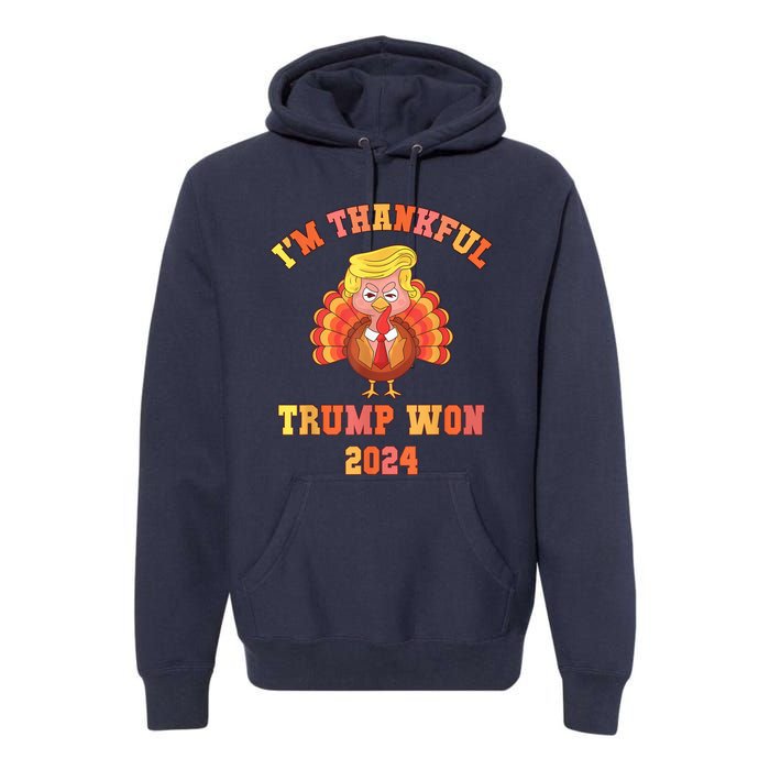 Trump Wins 2024 Presidential Election 2024 Donald Trump Wins Us Presidency Premium Hoodie