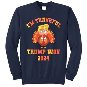 Trump Wins 2024 Presidential Election 2024 Donald Trump Wins Us Presidency Tall Sweatshirt