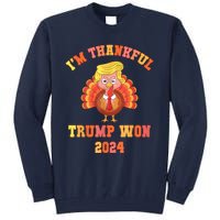 Trump Wins 2024 Presidential Election 2024 Donald Trump Wins Us Presidency Tall Sweatshirt