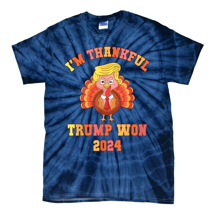 Trump Wins 2024 Presidential Election 2024 Donald Trump Wins Us Presidency Tie-Dye T-Shirt