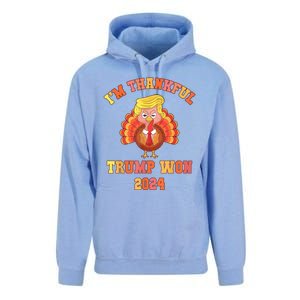 Trump Wins 2024 Presidential Election 2024 Donald Trump Wins Us Presidency Unisex Surf Hoodie