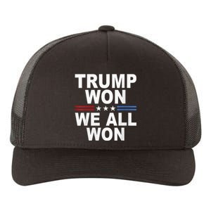 Trump Wins 2024 Presidential Election 2024 Donald Trump Wins Us Presidency Yupoong Adult 5-Panel Trucker Hat