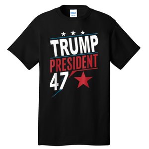 Trump Wins 2024 Presidential Election 2024 Donald Trump Wins Us Presidency Tall T-Shirt