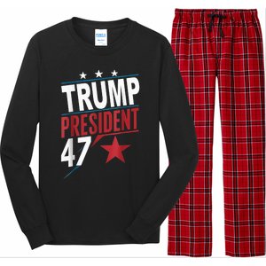 Trump Wins 2024 Presidential Election 2024 Donald Trump Wins Us Presidency Long Sleeve Pajama Set