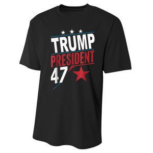 Trump Wins 2024 Presidential Election 2024 Donald Trump Wins Us Presidency Performance Sprint T-Shirt