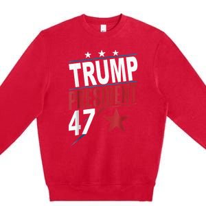 Trump Wins 2024 Presidential Election 2024 Donald Trump Wins Us Presidency Premium Crewneck Sweatshirt