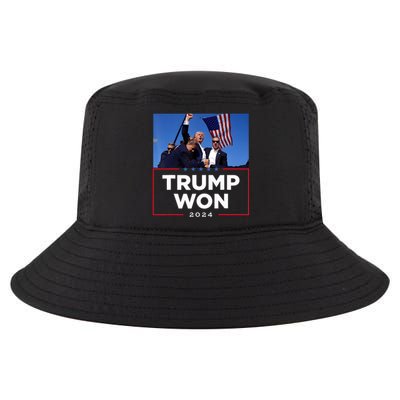 Trump Won 2024 Get Over It 47th Us President Cool Comfort Performance Bucket Hat