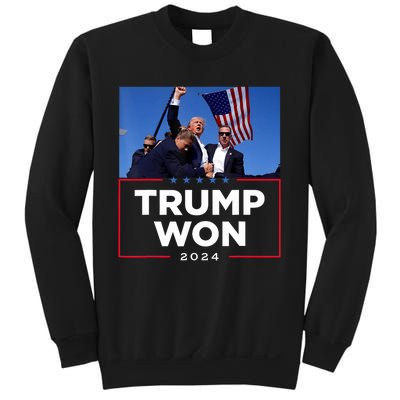 Trump Won 2024 Get Over It 47th Us President Sweatshirt