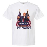 Trump Won 2024 President 47th Of White House Donald Trump Garment-Dyed Heavyweight T-Shirt