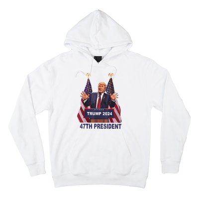 Trump Won 2024 President 47th Of White House Donald Trump Hoodie