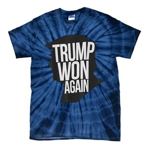 Trump Wins 2024 Presidential Election 2024 Donald Trump Wins Us Presidency Tie-Dye T-Shirt