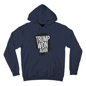 Trump Wins 2024 Presidential Election 2024 Donald Trump Wins Us Presidency Tall Hoodie