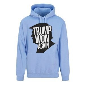 Trump Wins 2024 Presidential Election 2024 Donald Trump Wins Us Presidency Unisex Surf Hoodie