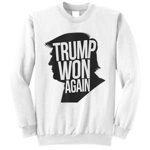 Trump Wins 2024 Presidential Election 2024 Donald Trump Wins Us Presidency Sweatshirt