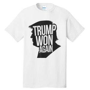 Trump Wins 2024 Presidential Election 2024 Donald Trump Wins Us Presidency Tall T-Shirt